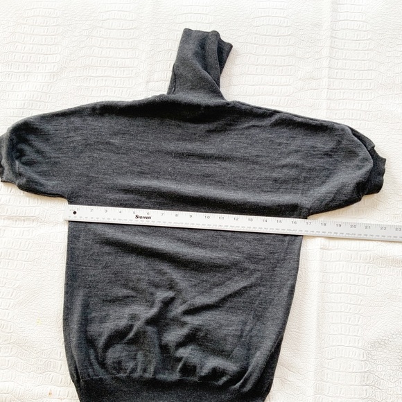 YSL gray 100% wool turtleneck sweater - Picture 6 of 15